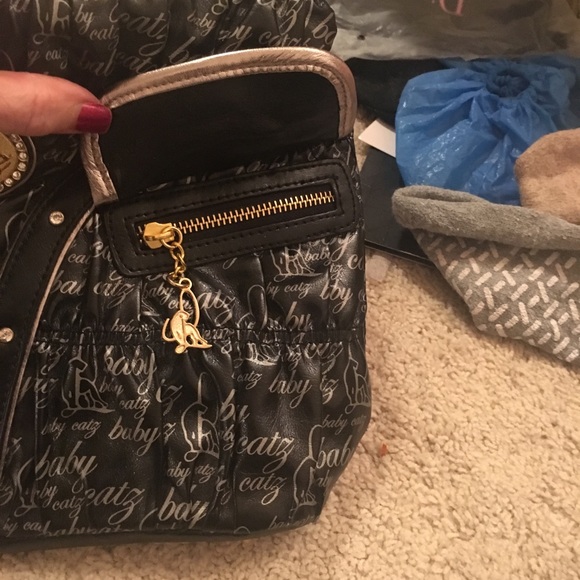 Purse new with tag black with gold - Picture 5 of 5